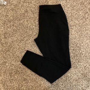 Black Womens Knit Leggings